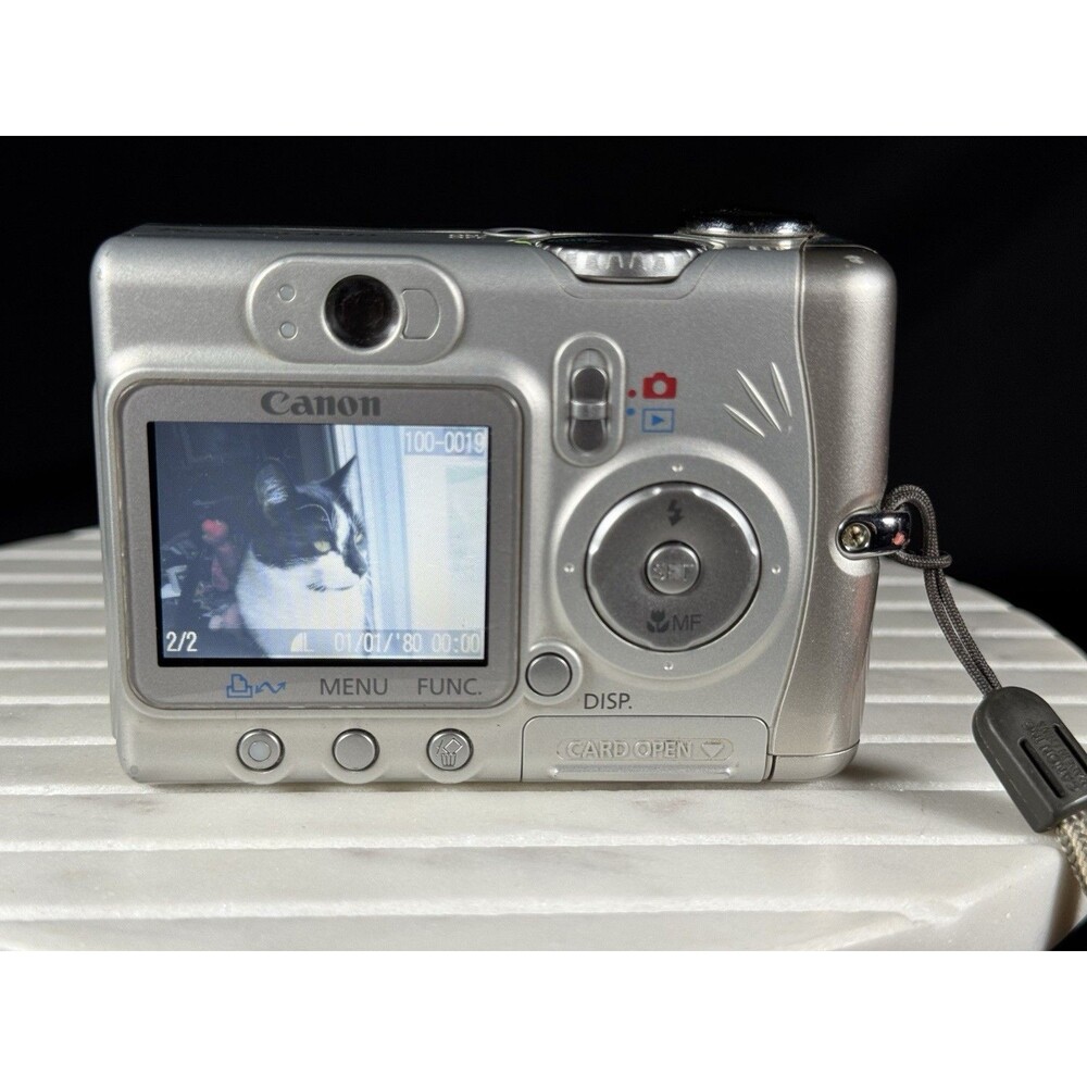 Canon Powershot A510 Digital Camera - 3.2MP, 4x Opt Zoom, Works/Tested VTG - Picture 7 of 10